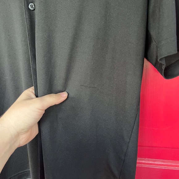 Greg Norman Small Golf Shirt Black Short Sleeve Polo - Picture 6 of 6